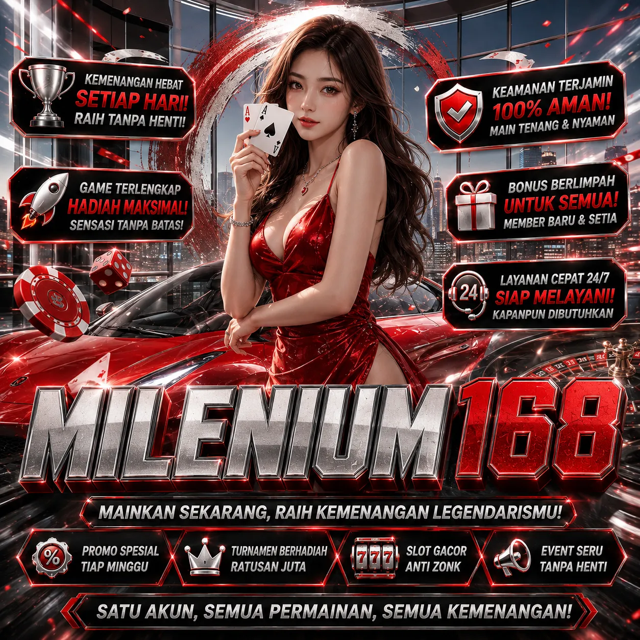 MILENIUM168Banner